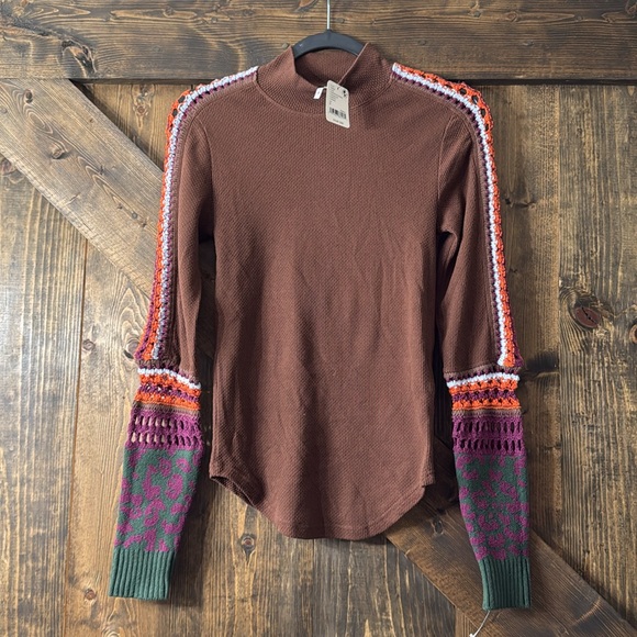 FREE PEOPLE Switch It Up Thermal Top - Picture 4 of 7